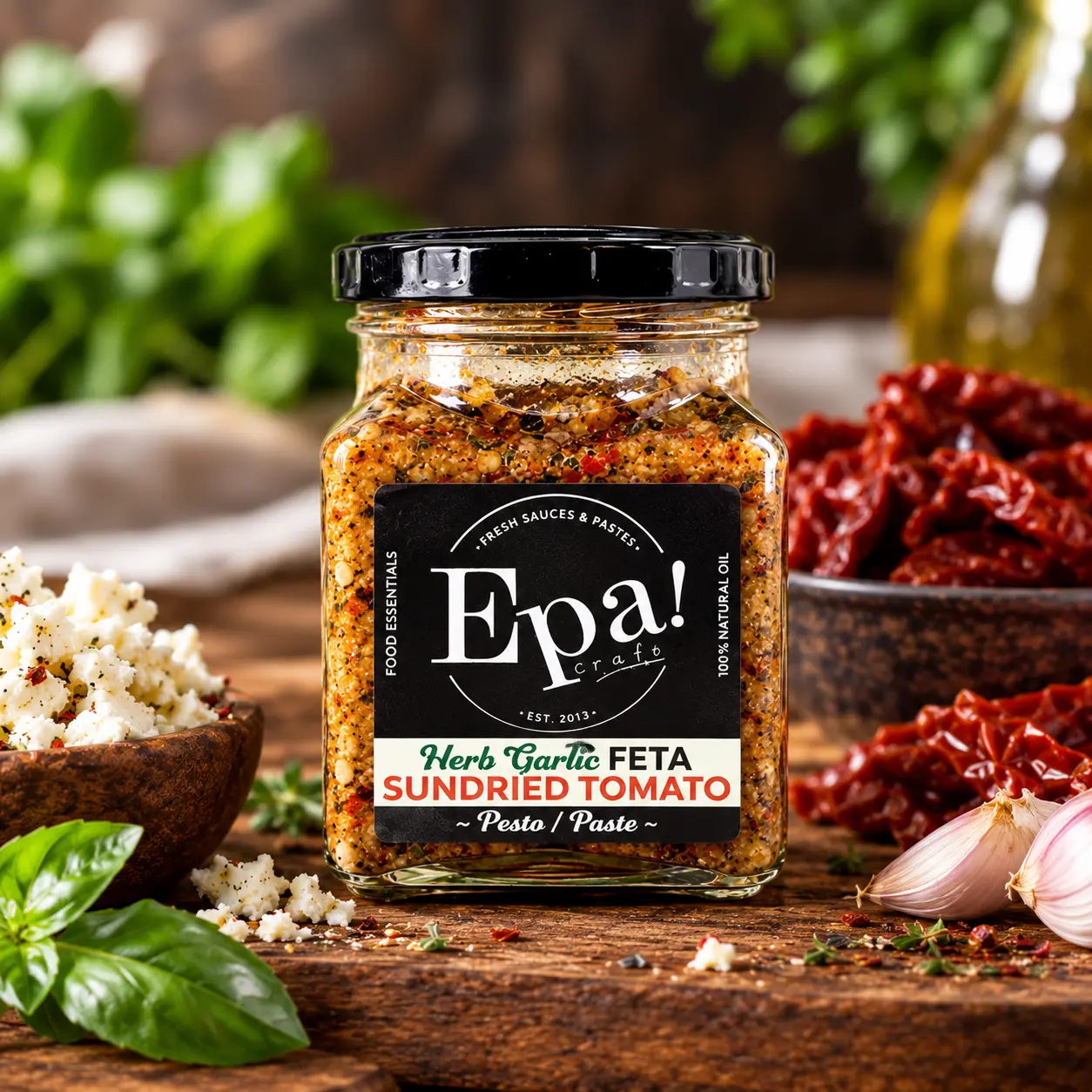 Epa! Sun-dried Tomato & Feta Pesto