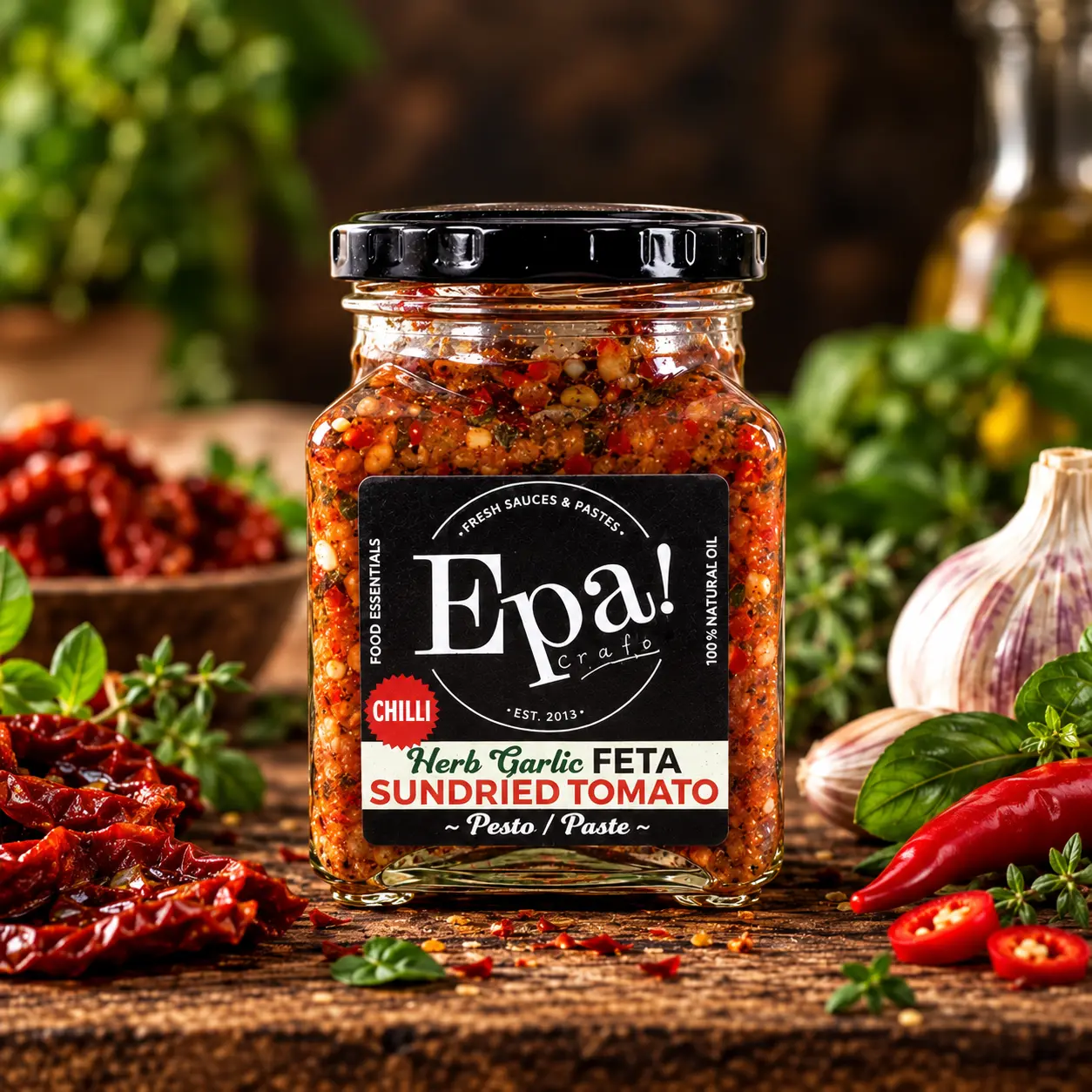 Epa! Sun-dried Tomato & Chilli Pesto