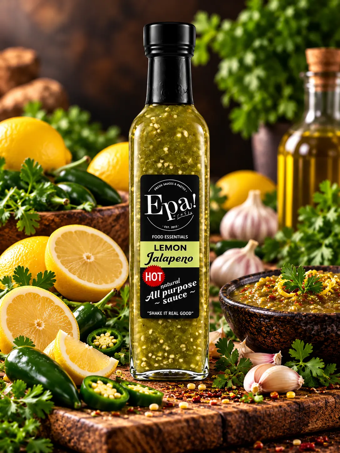 Epa! Lemon Jalapeño Hot Sauce